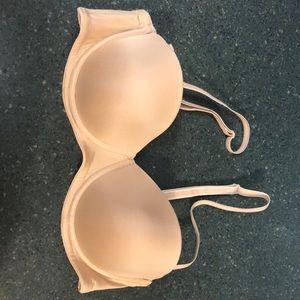 Calvin Klein nude strapless bra